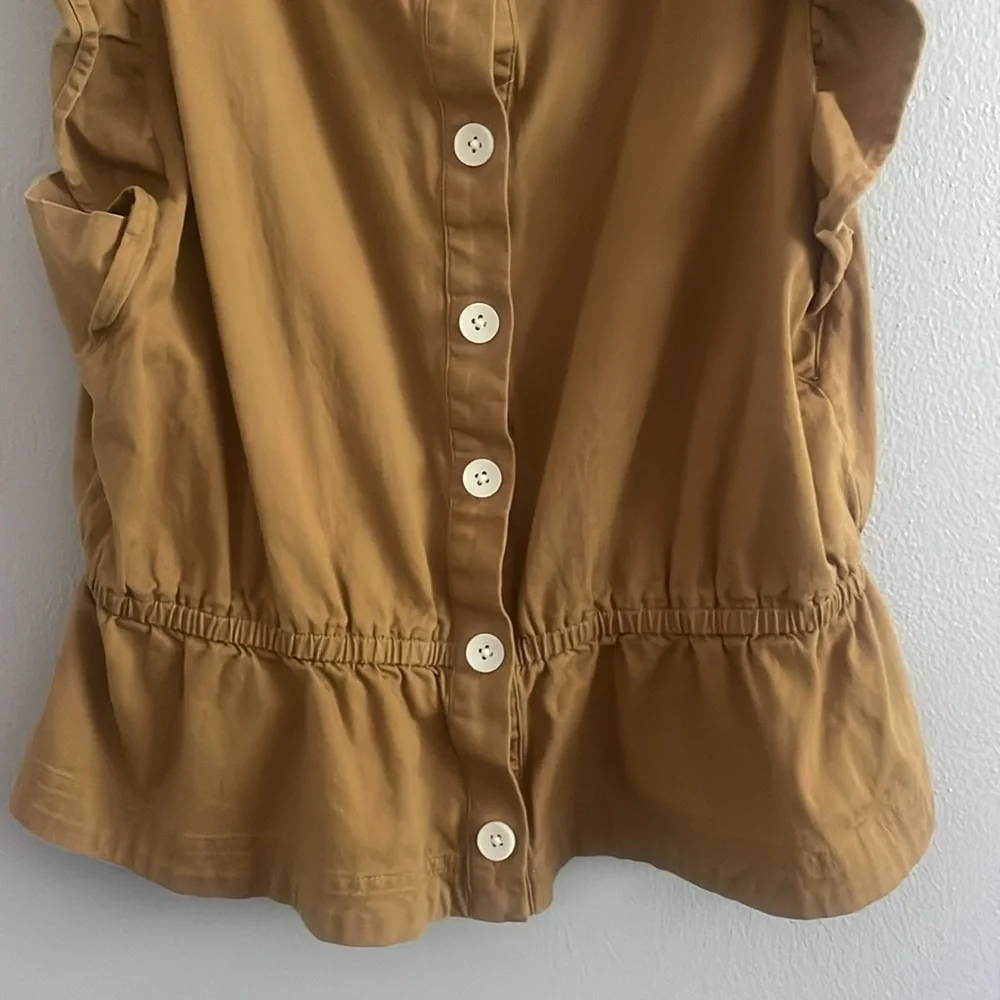 Free Assembly Flutter Sleeve Top Size Large - Picture 4 of 9